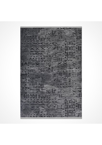 Halı Satıcısı Modern Şönil Kilim Antrasit