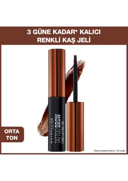 Maybelline New York Tattoo Brow Geçici Kaş Dövmesi - Orta Ton