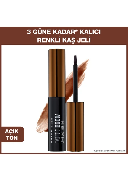 Maybelline New York Tattoo Brow Geçici Kaş Dövmesi - Açık Ton