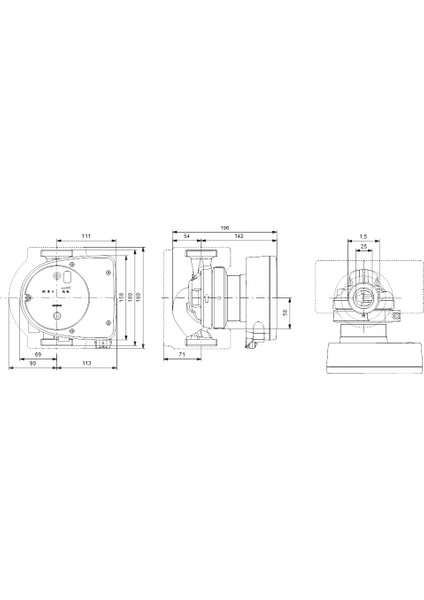 Magna1 25-40 180 Frekans Konvertörlü Sirkülasyon Pompası modelleri