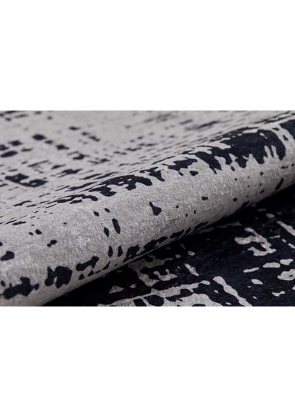 Grozni Gri Modern Polyester Dijital Baskı Halı