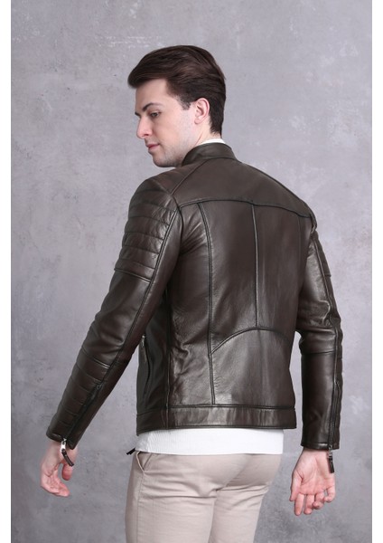 Motorcu Tarzı Deri Mont Spor Kesim Erkek fiyatları