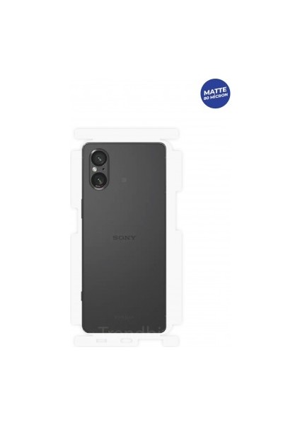 Sony Xperia 5 V Mat Arka ve Yan Koruyucu Tpu Film