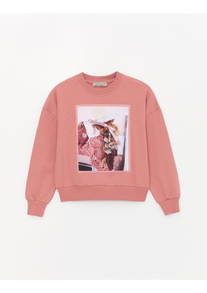Kız Çocuk Aksesuarlı Kız Detay SweatShirt