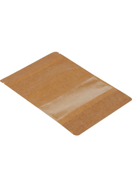 20x30x5 Cm-3000 Adet Kraft Dar Pencereli Doypack