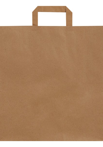 32x30x17-200 Adet Düz Saplı Kraft Çanta