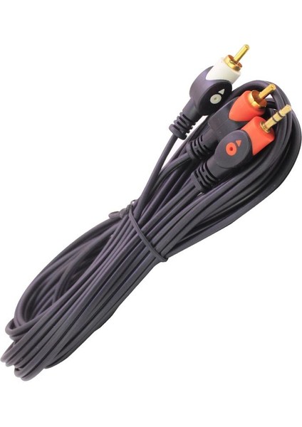 2 Rca Erkek + 3.5 mm St Erkek 5 Metre 1. Kalite (81)
