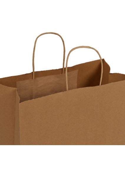 29x15x29-200 Adet Burgu Saplı Kraft Çanta modelleri