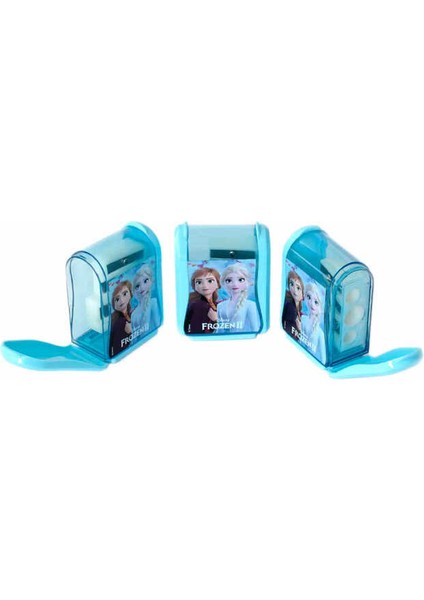 44676 Frozen Hazneli 3 Bıçaklı Kalemtraş