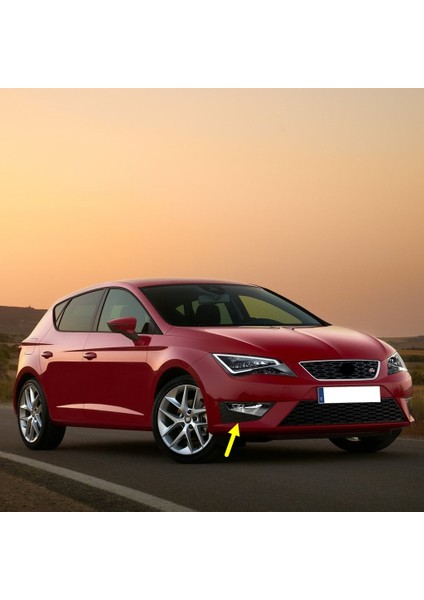 Seat Leon 3 2013-2016 Fr Ön Tampon Sağ Sis Farı Çerçevesi 5F0853666B
