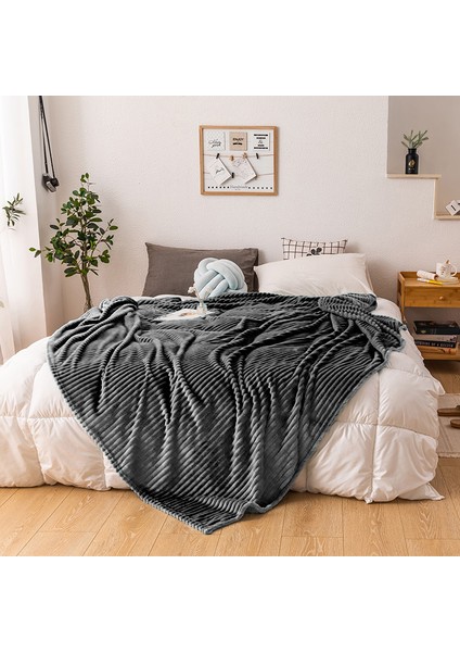 Tek Kişilik Fitilli Yumuşak Dokulu Battaniye 170 x 230 cm