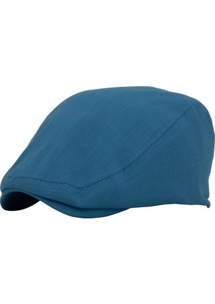 Mavi Kasket Pamuklu London Flat Cap Şapka modelleri