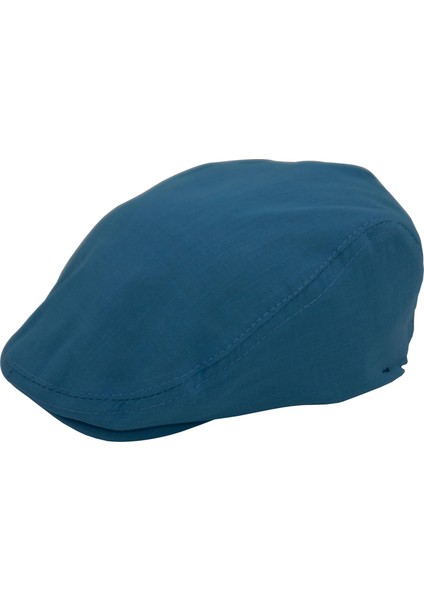 Mavi Kasket Pamuklu London Flat Cap Şapka fırsatları