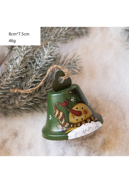 Demir Boyalı Çan Kolye Noel Süsleri Sahne (Yurt Dışından)