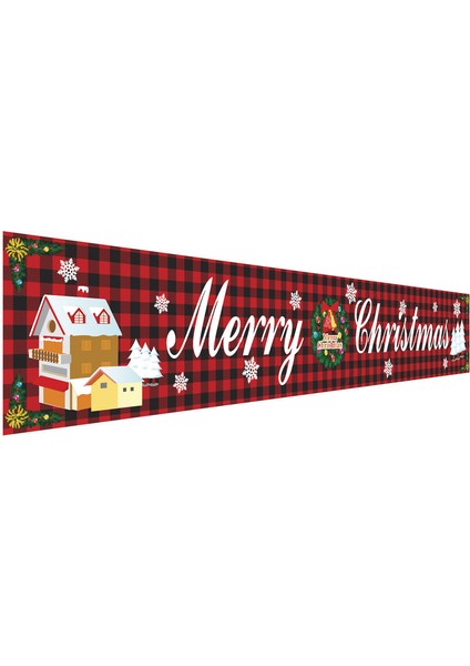 Noel Partisi Dekorasyon Malzemeleri Noel Dekorasyon Banner (Yurt Dışından)