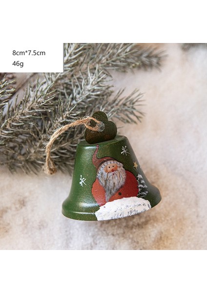 Demir Boyalı Çan Kolye Noel Süsleri Sahne (Yurt Dışından)