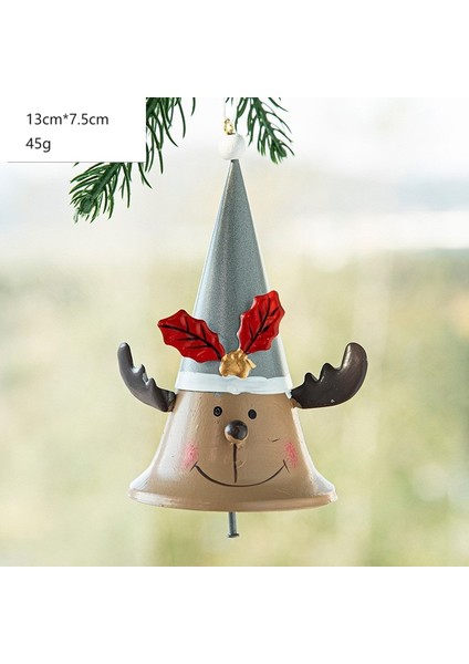 Demir Boyalı Çan Kolye Noel Süsleri Sahne (Yurt Dışından)