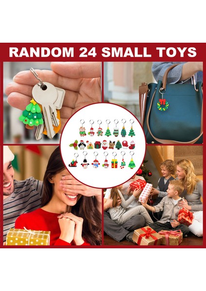 24 Izgaralı Noel Anahtarlık Kör Kutu (Yurt Dışından) modelleri