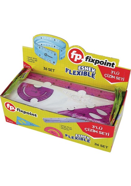 Esnek Çizim Seti 3lü Fixpoint P-2524 fiyatları