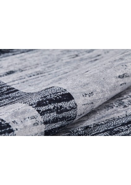 Starioskol Gri Çerçeveli Polyester Dijital Baskı Halı