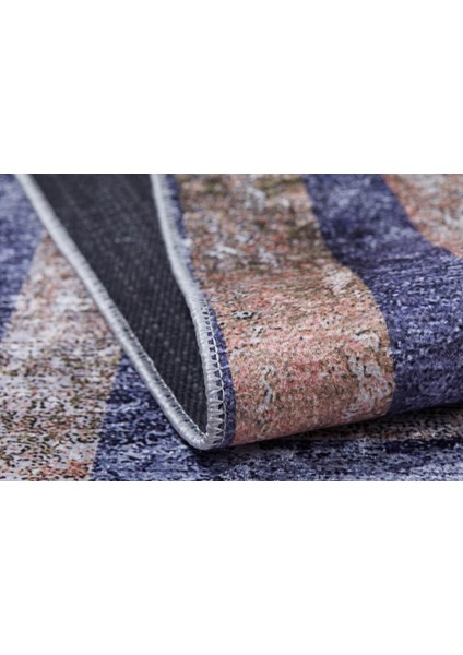 Pskov Mor Çerçeveli Polyester Dijital Baskı Halı