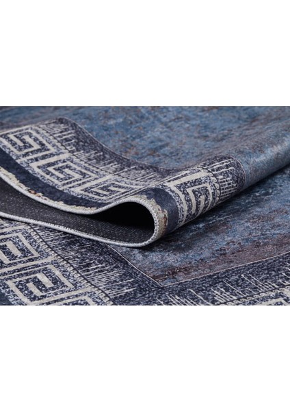 Yujnosahalinsk Gri Çerçeveli Polyester Dijital Baskı Halı modelleri