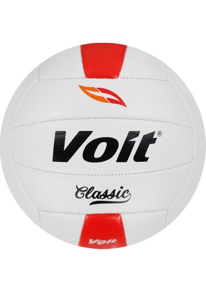 Classic Dikişli 5 No Voleybol Topu Kırmızı