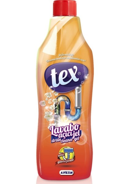 Lavabo Açıcı Jel 1 Lt 12 D