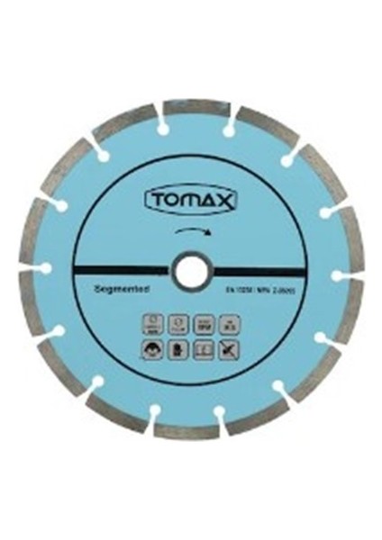 Segmentli Elmas Beton Kesici Daire Testere 115 mm