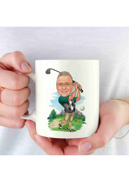 Golf Oynayanlara Özel Karikatürlü Kupa Bardak indirimleri