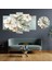 5 Parçalı Dekoratif Ahşap Duvar Tablosu ve Saati 60X124 cm 1