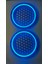 Hoparlör Kapağı 20 cm Ledli 2'li Takım - Buz Mavisi (Ice Blue) 1