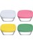 Pudding 4'lü Saklama Kabı - Renkli Kapaklı FMA07093 1