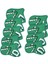 9 Adet Golf Demir Kapak Seti Açık Spor Giyim Dayanıklı Golf Kulübü Headcovers Açık Yeşil (Yurt Dışından) 3