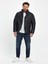 Zagmen Z01230 Erkek Slim Fit Şişme Deri Mont - Z01230 - Siyah - ST01230-SIYAH-XL 2