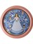 EE163-U9 Tales Cinderella Desenli Yuvarlak Tepsi 36 cm 1