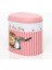 EF004-E7 Sprinkles Coffee Time Desenli Oval Metal Saklama Kabı 11X15 cm 2