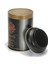 Premium Desenli Kahve Saklama Kabı Metal 1.4 lt - Siyah 4