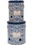 ERB23T6 Patates-Soğan Saklama Kabı 2 Li Set, Azulejos 3