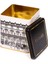 ER024-2J City Cookies Desenli Kare Metal Saklama Kabı 12X12 cm 2