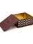 ER029-T8 Circus Desenli Kare Metal Saklama Kabı 24X24 cm 2
