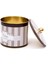 ER142-6B Elegance Coffee Desenli Yuvarlak Metal Saklama Kabı 14 cm 2