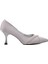 312039 Gümüş Saten Kadın Stiletto 1