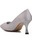 312039 Gümüş Saten Kadın Stiletto 4