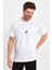 Uomo Park 2271-1  Özel Koleksiyon Ön Baskılı Relax T-Shirt 2