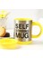 Kişiye Özel Kendini Karıştıran Mikser Kupa Termos Bardak Sarıi - Self Stirring Mug 2
