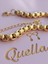 Çelik Kare Geçmeli Gold Bileklik (17+5 Cm) 2