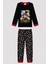 Erkek Çocuk Harry Potter Baskılı Siyah Pijama Takımı 1