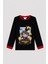 Erkek Çocuk Harry Potter Baskılı Siyah Pijama Takımı 2