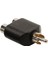 Valuelıne Ses Splitter Rca Erkek Siyah Kalın 2